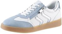 MARCO TOZZI Plateausneaker, Freizeitschuh, Halbschuh, Schn&uuml;rschuh mit Kontrastbesatz