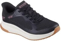 Skechers Slip-On Sneaker "BOBS SQUAD 4" Slipper, Freizeitschuh, Halbschuh mit Memory