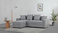Ecksofa "KILLAM, 217 cm, L-Form, mit Schlaffunktion u. Bettkasten"...