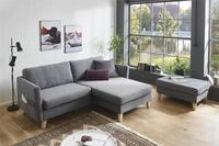 ATLANTIC home collection Ecksofa "Mailo L-Form" mit Seitentaschen, Recamiere