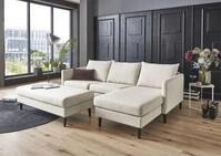 Ecksofa "Rekvik L-Form", beige (creme), B:227cm H:79cm, ATLANTIC HOME...
