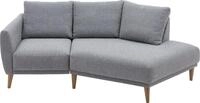 ATLANTIC home collection 2,5-Sitzer "Elvis" Polsterecke mit offenem Ende im