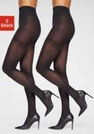 LASCANA St&uuml;tzstrumpfhose 70 Packung, 2 Stk. tlg. mit verst&auml;rktem H&ouml;schenteil