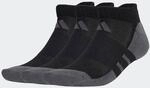 Funktionssocken ADIDAS PERFORMANCE "ESS CC LOW 3P", Damen, Gr. M (40/42), schwarz