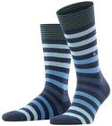 Burlington Socken "Blackpool" modernes Streifenmuster, Einheitsgr&ouml;&szlig;e 40-46,