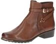 Stiefelette CAPRICE "Caprice Stiefelette Nappaleder", Damen, Gr. 36, braun (cognac),