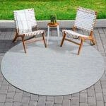 Sanat Teppich "Melissa 8000" rund 10 mm H&ouml;he Kurzflor, In -und Outdoor geeignet,