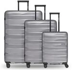 Bergpfeil Kofferset "Travel 4-Rollen Kofferset 3-tlg. mit Dehnfalte"