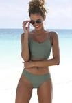 Crop-Bikini-Top SUNSEEKER "Loretta", Damen, Gr. 38, Cup A/B, gr&uuml;n (oliv),...