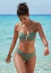Vivance B&uuml;gel-Bandeau-Bikini mit edlen Zierkn&ouml;pfen