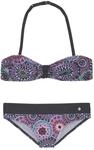 s.Oliver Bandeau-Bikini mit coolem Print