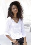 Buffalo Strandshirt mit Stickerei und Quasten, Tunika, 3/4-Arm, Blusenshirt