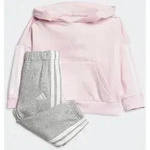Trainingsanzug ADIDAS SPORTSWEAR "ESSENTIALS KIDS", M&auml;dchen, Gr. 74, pink (clear