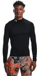 Trainingsshirt UNDER ARMOUR "UA CG ARMOUR COMP MOCK", Herren, Gr. 3XL, schwarz,