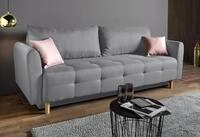 Home affaire Schlafsofa "Nordic, B: 219 cm, Liegel. 137x195 cm" Bettfunktion,