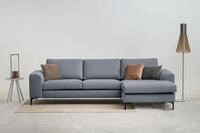 OTTO home Ecksofa "Henry, L-Form, Breite 294 cm" mit Metallbeinen,