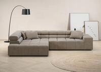 Home affaire Ecksofa "Ancona, Ecksofa, incl. Kopfteilverstellung, Breite 319 cm,
