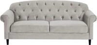 ATLANTIC home collection 2-Sitzer "Carla" in Samtverloursbezug, mit Stauraum unter