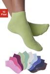H.I.S Kurzsocken Packung, 10 Stk. tlg. mit verst&auml;rkter Ferse und Spitze