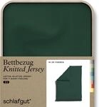 Schlafgut "Premium Bettbezug Knitted Jersey (1 St)" Ton-in-Ton Rei&szlig;verschluss,
