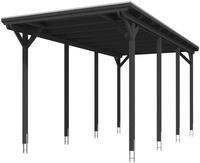 Skanholz Einzelcarport "Caravan-Emsland" Massivholz 341 cm Anthrazit