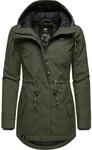 Winterjacke RAGWEAR "Monadis Black Label", Damen, Gr. XS (34), gr&uuml;n...