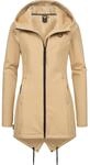 Sweatjacke RAGWEAR "Wingi", Damen, Gr. XS (34), grau (taupe), 95% Polyester, 5%