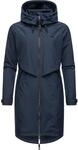 Jerseymantel RAGWEAR "Frodik", Damen, Gr. XS (34), blau (navy), Obermaterial: 100%