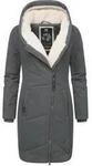 Wintermantel RAGWEAR "Gordon Long", Damen, Gr. XXL (44), gr&uuml;n (olivgr&uuml;n),