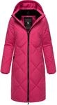 Steppmantel RAGWEAR "Rebela", Damen, Gr. XS (34), pink (fuchsia), Obermaterial: 100%