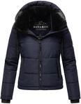 Steppjacke NAVAHOO "Mit Liebe XIV", Damen, Gr. S (36), blau (navy), Obermaterial: