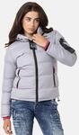 Winterjacke CIPO & BAXX "Jacken", Damen, Gr. L, grau, Stoff, 100% Polyester,