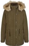 Parka BRANDIT "Brandit Brandit Women Nila Winterparka", Damen, Gr. XS, braun (olive),