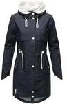 Kurzmantel NAVAHOO "Xankaa", Damen, Gr. S (36), blau (navy), Obermaterial: 100%