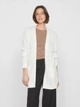 Strickjacke VILA "VIDALO L/S KNIT CARDIGAN- NOOS", Damen, Gr. M, wei&szlig; (wei&szlig;