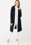Zwillingsherz Cardigan Kapuze, Taschen, Langarm, ohne Verschluss