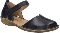 Riemchenballerina JOSEF SEIBEL "ROSALIE 42", Damen, Gr. 36, schwarz, Leder, Schuhe
