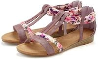 LASCANA Sandale "Sommerschuh, Sandalette, offener Schuh," mit aufwendiger...