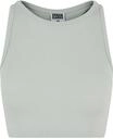 Tanktop URBAN CLASSICS "Urban Classics Damen Ladies Cropped Rib Top", Damen, Gr. XS,