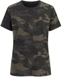 Kurzarmshirt BRANDIT "Brandit Damen Ladies T-Shirt", Damen, Gr. XS, schwarzcamo, 100%