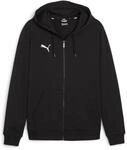 Kapuzensweatjacke PUMA "TEAMGOAL CASUALS HOODED JACKET", Herren, Gr. S, puma schwarz,