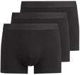 OLYMP Boxershorts Packung, 3er, 3 Stk. mit Ton-in-Ton Markenlogo