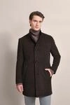 Kurzmantel BUGATTI, Herren, Gr. 50, braun (cognac), 46% Polyester, 36% Wolle, 9%