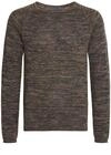 Strickfleece-Pullover BLEND "Strickpullover BHDan", Herren, Gr. L, orange (burned