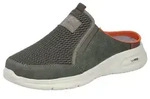 Clog RIEKER, Herren, Gr. 41, gr&uuml;n (khaki), Lederimitat, Textil, kontrastfarbene
