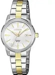 Quarzuhr CITIZEN, silber (silbergoldfarben, perlmuttfarben), Armbanduhren, Damen,