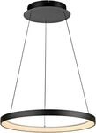 PAUL NEUHAUS Pendelleuchte "HOOP", schwarz, 1, &Oslash; 57cm H: 4cm, 1 Stk., Leuchten, LED,