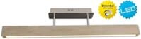 N&Auml;VE LED Deckenleuchte "Straight", braun, 1, H: 21cm, 1 Stk., Leuchten, dimmbar mit