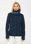 Fleecejacke BENCH. "FUNNEL", Damen, Gr. 36, blau (navy), Fleece, Obermaterial: 100%