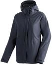Regenjacke MAIER SPORTS "Metor 3in1 W", Damen, Gr. 50, blau (dunkelblau), 100%